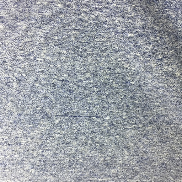 LULAROE CARLY DRESS HEATHER BLUE W/LINES ALLOVER - Picture 5 of 8